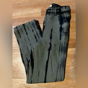 #69.   Wilfred Olive Green and Black Tie-Dye Jeans